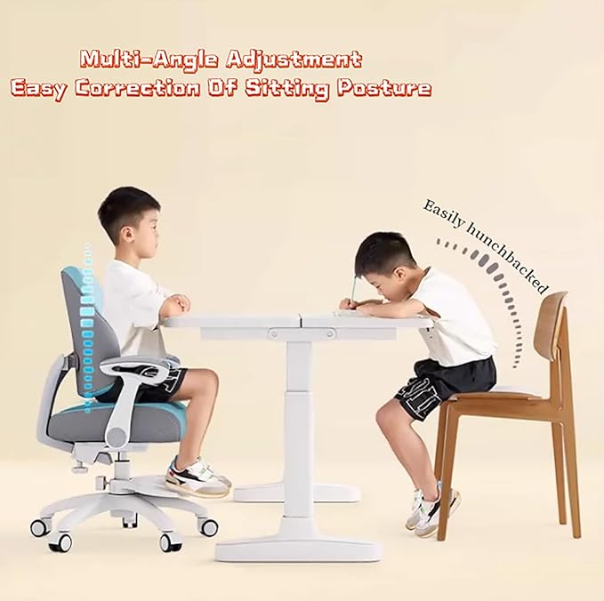 BK&ampMF Home Office Study ChairErgonomic Desk Chair Swivel Chair with Lumbar Support Height Adjustable High-Back Gaming Chair PC for Home ExecutiveC