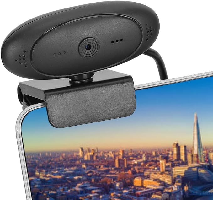 Restokki HD 1080P Computer Accessory PC Camera Webcam with Built in Microphone Video Conference for Online Learning