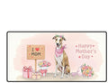 Happy Mother's Day Whippet Love Dog Mom Heart Flower Desk Mat Full Keyboard Mouse Pad Dog Lover Large Mousepad 12004