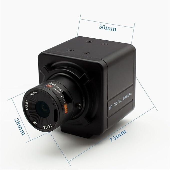 Mini AHD Camera 5MP Full HD Analog Video Security Protection Camera 4mm CS Lens Industrial Metal Housing Box
