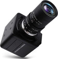 SVPRO 4K USB Camera with Zoom 5-50mm Lens 10X Optical Zoom Manual Focus Webcam High Definition 3840x2160@30fps Adjustable Focal Length Camera with Sony IMX317 Sensor for PC Laptop Pi