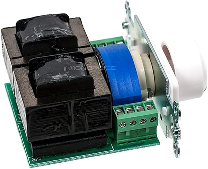 Monoprice Speaker Volume Controller - Rotary Type 100 Watts Per Channel 4-16 Ohms Single Gang White