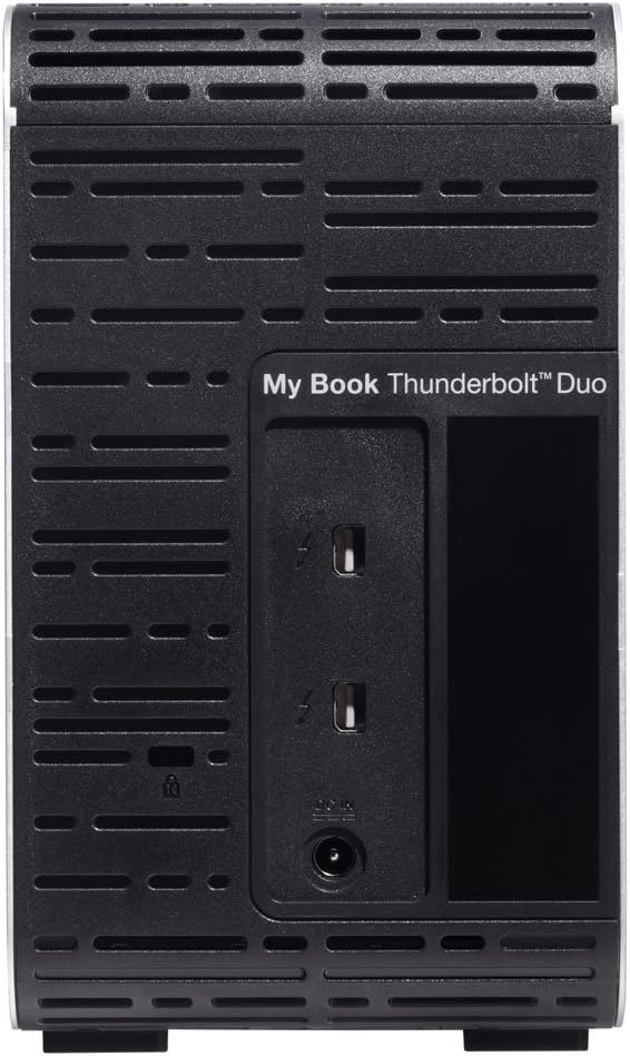 WD My Book Thunderbolt Duo 6TB External Dual Hard Drive Storage with RAID