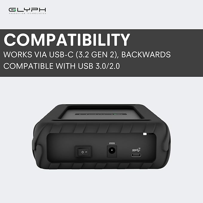 Glyph BlackBox Pro External Hard Drive 7200 RPM USB-C (3.1Gen2) (16TB)