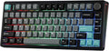 EPOMAKER TH80 V2 75% Wireless Mechanical Keyboard with Metal Knob 8000mAh 2.4Ghz/BT/USB-C RGB Hot Swap Custom Driver PBT Keycap Wireless Gaming Keyboard for PC/Mac (Black Creamy Jade)