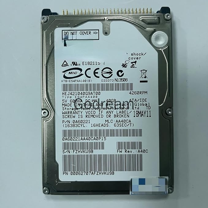 Fo 2.5-inch 40G Notebook Mounter Vehicle Mounted Industrial Hard Disk HEJ425040F9AT00 Parallel Port