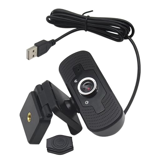1080p Full Hd WebcamComputer Laptop Pc Mac Desktop Camera for Conference and Video Call Pro Stream Webcam with Plug and Play Video CallingBuilt-in Mic