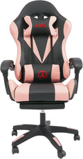 Gaming Chairs Adjustable Seat Height and Angle Swivel Task Chair Ergonomic Computer Chair for Office Bedroom (Pink and Black)