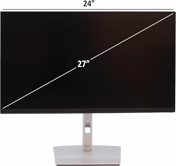 Dell 27 inch Monitor P2725H Full HD 1080p Computer Monitor Anti Glare 16:9 IPS Computer Screen LCD 60Hz Monitor with Slim Design for Home and Office Mouse Pad Included
