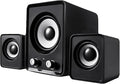 Usb Desktop Speaker With 360° Surround Sound Wired Subwoofer Volume Control Knob In Classic Black For Pc Laptop Mp3