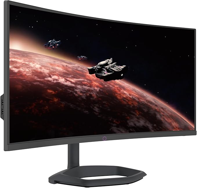 Cooler Master GM34-CWQ2 34” Curved UWQHD 3440 x 1440 VA Quantum Dot Gaming Monitor | Up to 180Hz | Up to 0.5ms | Curve 1500R | FreeSync Premium|Nvidia | HDR Support |DP1.4 * 1 | HDMI2.0 * 2