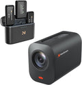 NearStream Professional Interviews EquipmentVM33 2K Streaming Camera &amp AWM20T Wireless Lavalier Microphone Kit for Interviews Podcasts &amp Livestreaming