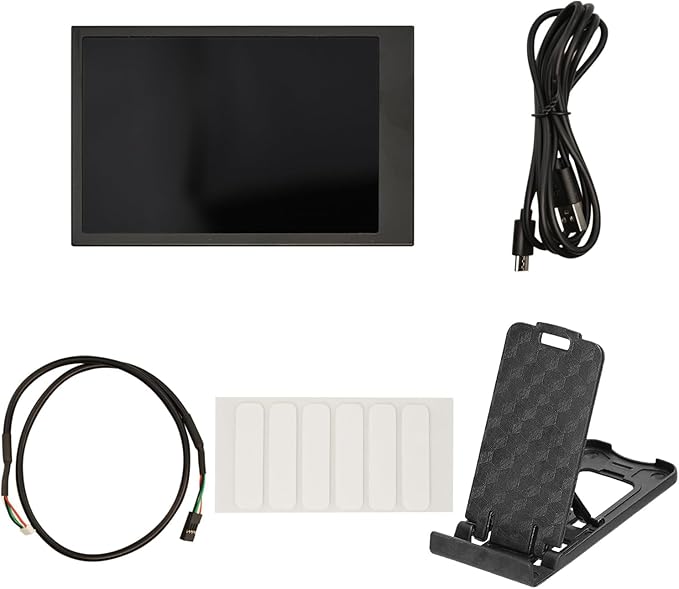 Flylin 3.5in IPS USB Mini Screen CPU Hardware Temperature Monitor Type-C Sub Screen AIDA64 PC Temperature Display Screen for Computer Case