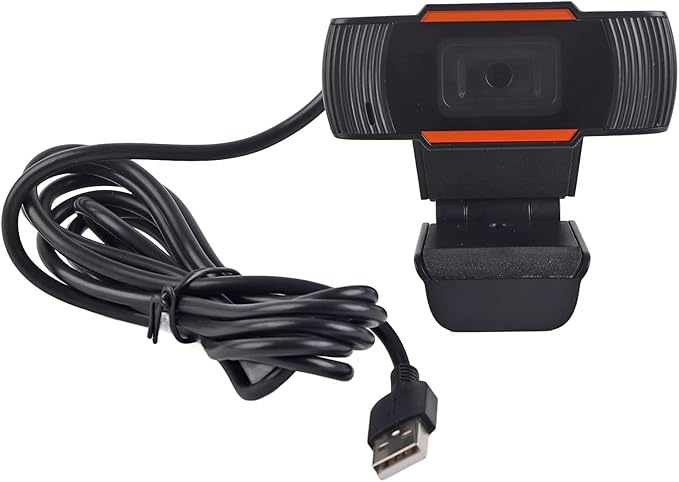 High Definition Camera 720P USB 2.0 Webcam for Laptop Desktop Compact Design with True Color and Auto White Balance - Clear Video Conferencing Easy Setup Reliable Performance