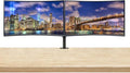 Samsung S39C 32-inch 1080P FHD Curved IPS LCD Monitor 2-Pack Bundle with FreeSync HDMI DisplayPort Speaker Desk Mount Dual Monitor Stand (S32C394EAN) black