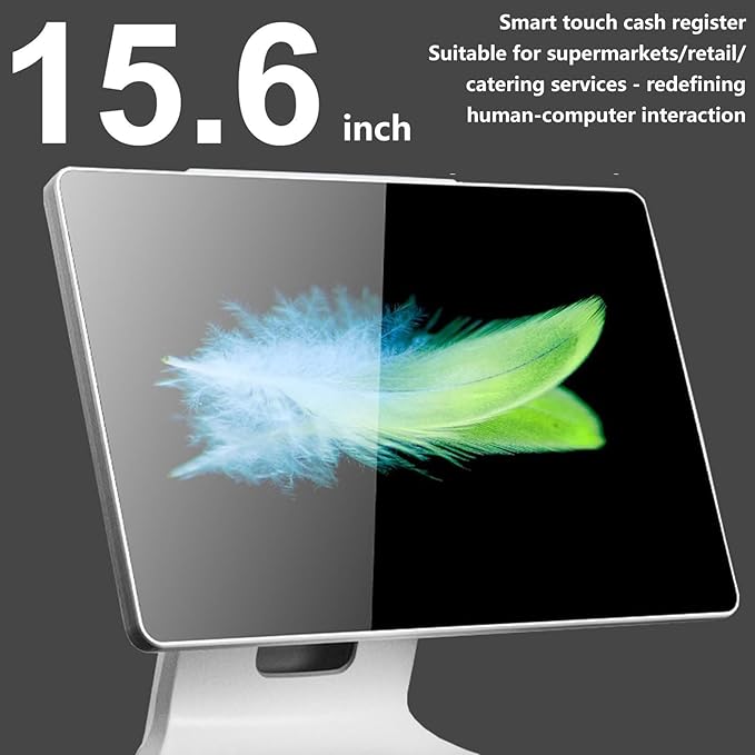 POS System POS Cash Register with 15 Inch Touch Screen CPU N2930 4GB RAM 64GB SSD Windows 10 for Retail Restaurant Retail Cafe Clubpospos System