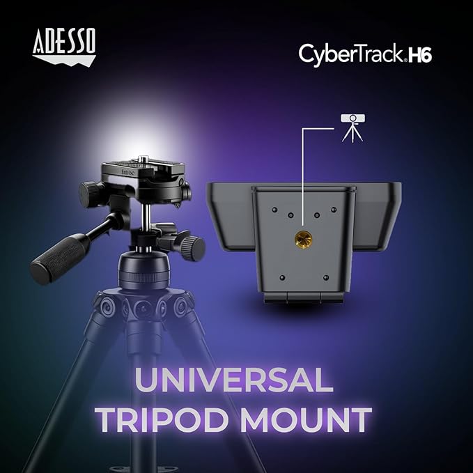 Adesso Cybertrack H6 4K Ultra HD USB Webcam with Built-in Dual Microphone &amp Privacy Shutter Cover Black