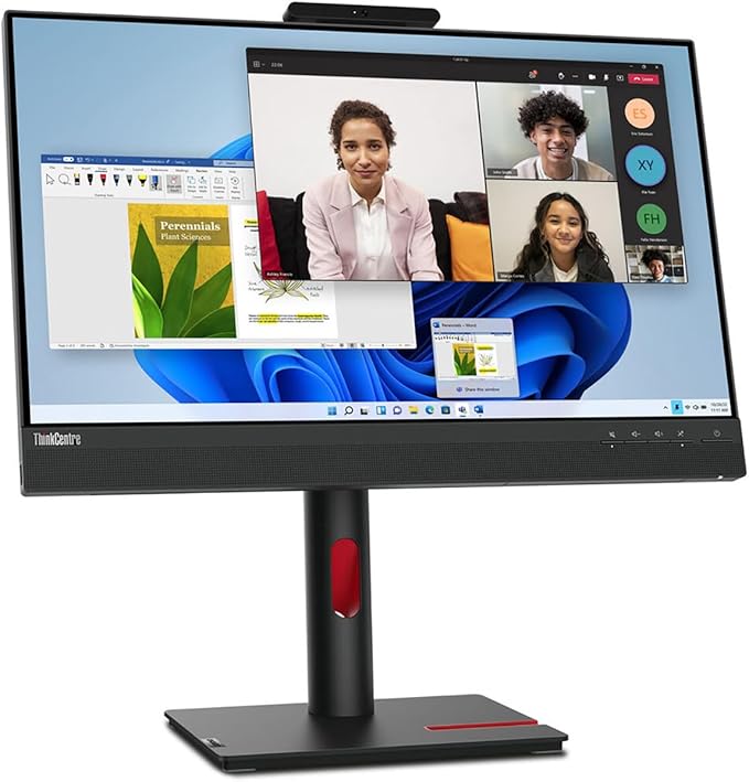 Lenovo ThinkCentre Tiny-in-One 24 Class Webcam LED Touchscreen Monitor - 16:9-4 msFull HD 1920x1080