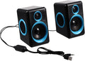 Veemoon Mini USB 2.0 Desktop Computer Speakers Compact Mini Speaker for Laptop and Pc Dc 5v Powered Multimedia Sound Box for Home and Office Use
