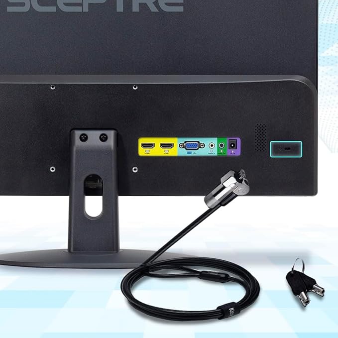 Sceptre 22-Inch 75Hz 1080p LED Monitor HDMI VGA Build-in Speakers Brushed Black 2019 (E225W-19203S)Metal Black