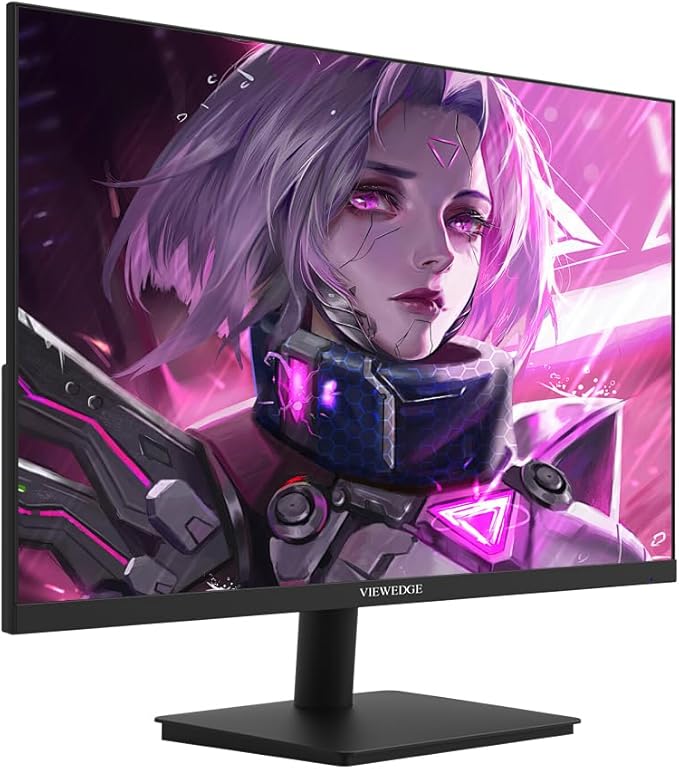 Viewedge 27 inch Gaming Monitor 180hz (Supports 144hz/165hz) 1ms 110% sRGB 1080p IPS Computer Monitor DP HDMI Built-in Speakers Support Freesync and Wall Mount