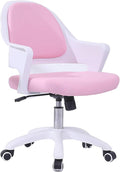 Mlaea Adjustable Gaming Chair Bedroom Living Room Computer Chair with Back Support 360°Rotating Bar Book Room Desk Chair 47 * 82-94CM(Size:47 * 82-94CMColor:C)