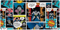 Batman Comic Pattern Large Gaming Mouse Pad Desk Mat with Stitched Edges Non-Slip Base for Gamer Home and Office 31.5 x 15.7