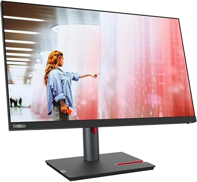 Lenovo ThinkVision P24q-30 24 Class WQHD LED Monitor - 16:9 - Raven Black