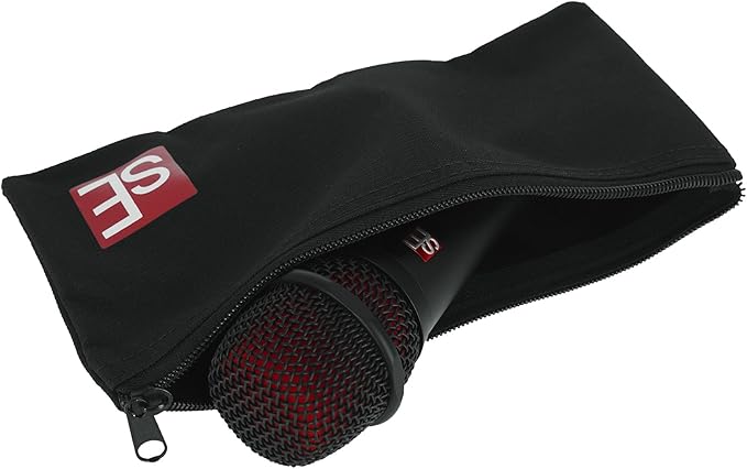 Audiosavings Bundle: (2) sE Electronics V7 Black All-Metal Handheld Dynamic Supercardioid Microphones with Aluminum Voice Coil Patented Shockmount (2 Items)