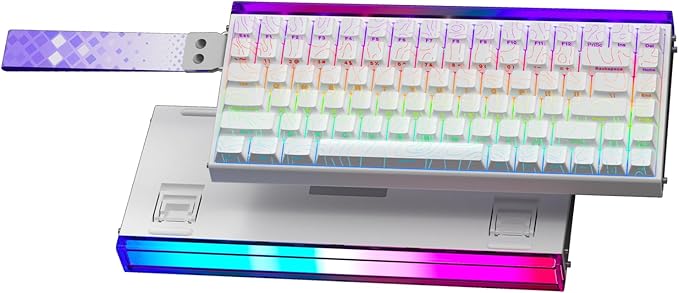 Aula Hero 84 HE - 75% Mechanical Gaming Keyboard Hall Effect Magnetic Switches Keyboard 8000Hz Polling Rate RGB Neon Light Box Hot-Swappable Side-Printed PBT Keycaps Gamer Keyboards for PC/Mac