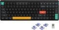 nuphy Air96 V2 Wireless Mechanical Keyboard100 Keys RGB Backlit KeyboardSupports Bluetooth 5.12.4G and Wired Connectionfor PC/Laptop/Windows/Mac -Black Gateron Wisteria Switch