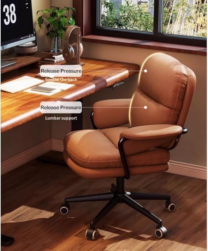 KITCISSL Computer Gaming Chair Video Game Chairs Office Desk Chair for Bedroom Accent Chairs Lift Makeup Chair Dormitory Swivel Office Chair for Living Room Home Office (Color : Light Gray B)