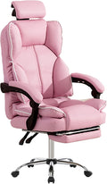 Gaming Chair Computer Chair with Retractable Footrest for Lumbar Support Height Adjustable Gaming Chair with Swivel Seat and Headrest Leather (Grey Without Footrest 1)