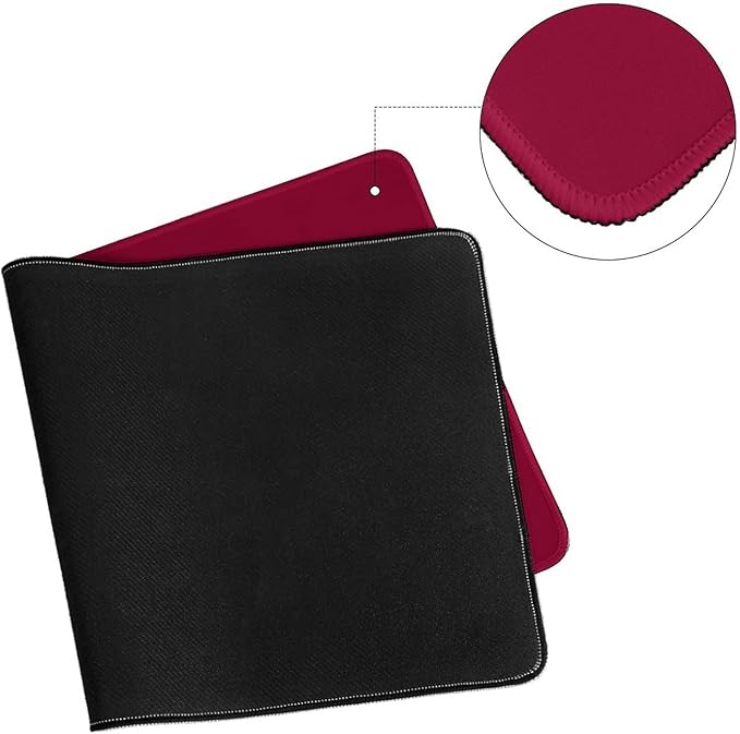Desk Pad Large Mouse Pads Solid Dark Red Desk Mat for Computer Laptop &amp Gaming Desk Mousepad Writing Mat for GamerOffice &amp Home 16 x 30inch