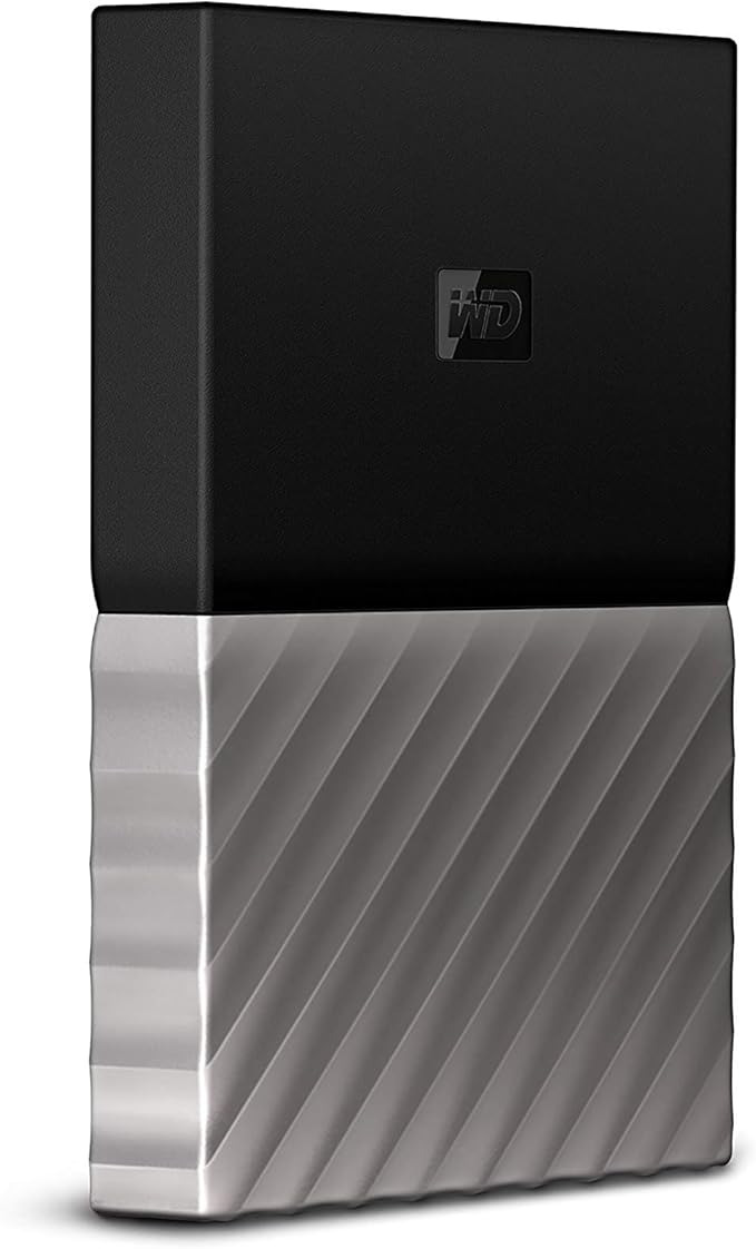 Western Digital 3TB Black-Gray My Passport Ultra Portable External Hard Drive - USB 3.0 - WDBFKT0030BGY-WESN (Old Generation)