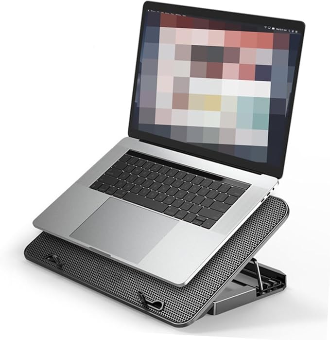 ARTIBETTER Laptop Cooling Stand with Fans Slip Design for Stable Use Compatible with Various Laptop Models for Gaming and Work Efficient Fan for
