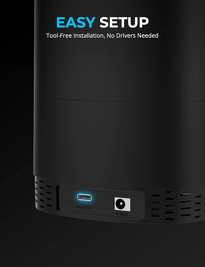 SABRENT 4-Bay USB Type-C External SSD Docking Station (DS-4BNE)