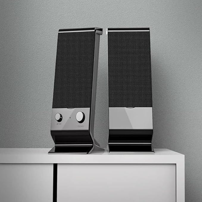Wired USB Desktop Computer Speakers with Overweight Subwoofer Stereo Multimedia Sound Deep Bass for PC Laptop
