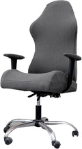 YOPOIY Jacquard Gaming Chair Cover for Adults Video Removable Game Chair Cover Washable Racing Gaming Chair seat Cover Furniture Protector -Dark Gray