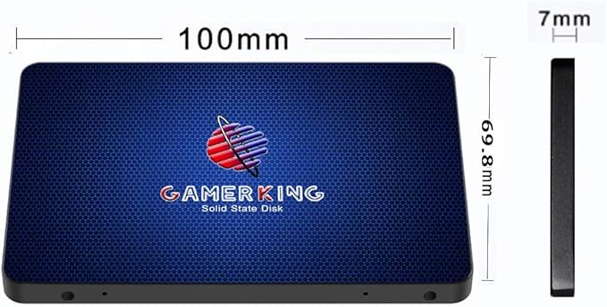 GAMERKING SSD 64GB SATAIII 2.5 inch 6Gb/s 7MM Internal Solid State Drive for PC Laptop Desktop Hard Drive SSDSSD (64GB 2.5-SATA Ⅲ)