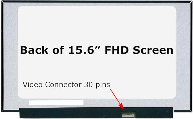 SCREENARAMA New Screen Replacement for NV156FHM-N61 FHD 1920x1080 IPS Matte LCD LED Display with Tools