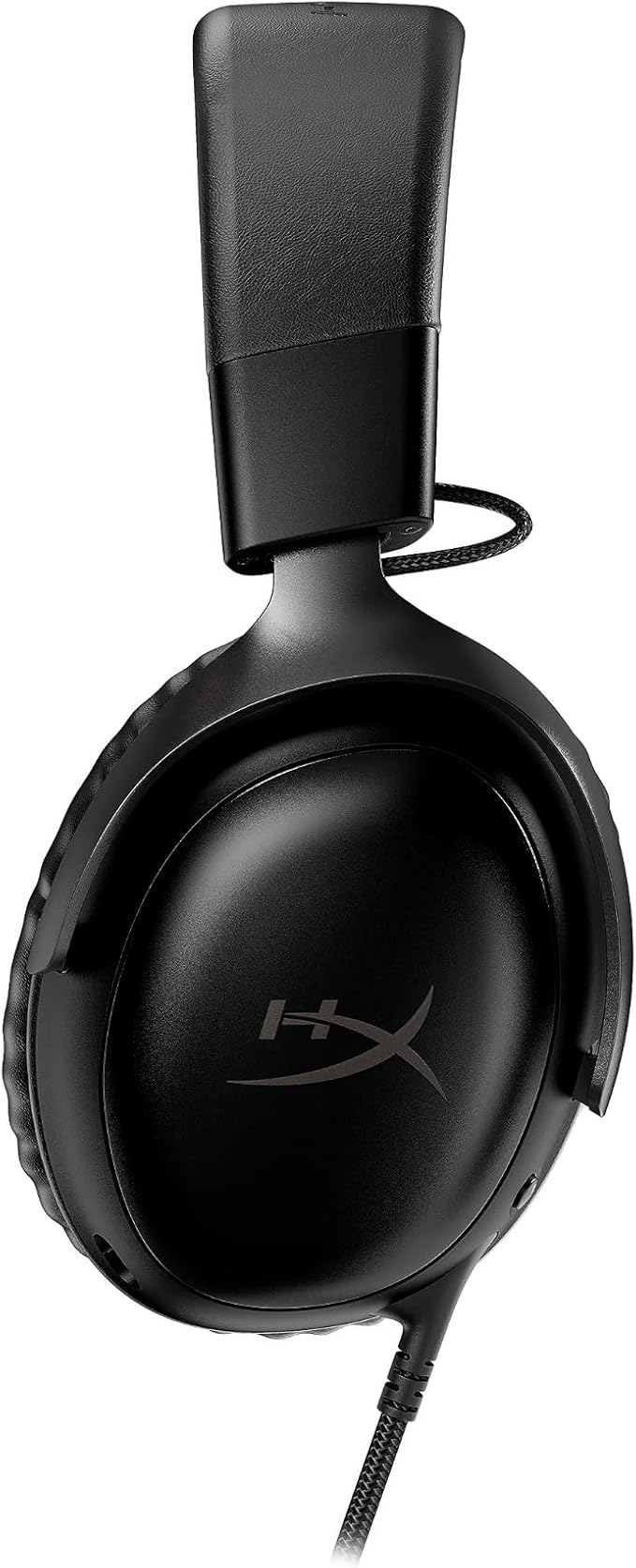 HyperX Cloud III – Wired Gaming Headset PC PS5 Xbox Series X|S Angled 53mm Drivers DTS Spatial Audio Memory Foam Durable Frame Ultra-Clear 10mm Mic USB-C USB-A 3.5mm – Black