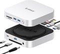 ORICO MiniLink 40Gbps Mac mini M4 Dock 7-in-1 USB 4 Docking Station with Dual NVMe M.2 SSD Slots 10Gbps USB-A Expansion Ports SD/TF 4.0 Card Readers for Mac mini-M47P