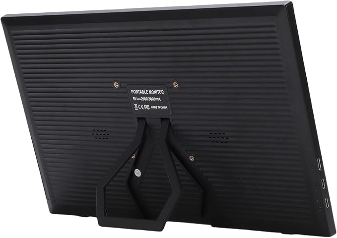 EBTOOLS Laptop Screen Extender 15.6 Inch 1080P 60Hz Portable Monitor Second Screen with Type C HDMI Interface 178 Viewing Angle Built in Dual Speakers