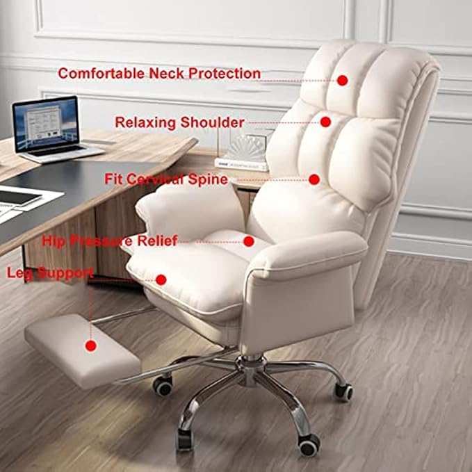 Gaming chair  Computer Chair with Wheels and Ar﻿ms Home Reclining Office Chair with Back Support Comfortable Boss Chairs Gaming Seat Sedentary Sofa Chair Swivel Backrest Chairs A ( Color : Black