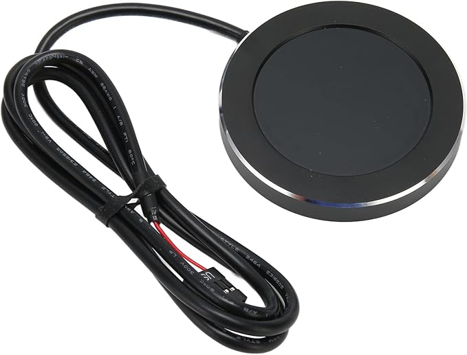 ASHATA 2.1 inch IPS Mini Round Screen AIDA64 PC CPU RAM HDD Data Monitor USB Screen Liquid Cooler Watercooler Screen 480x480 Dimmable 128MB for Desktop Chassis