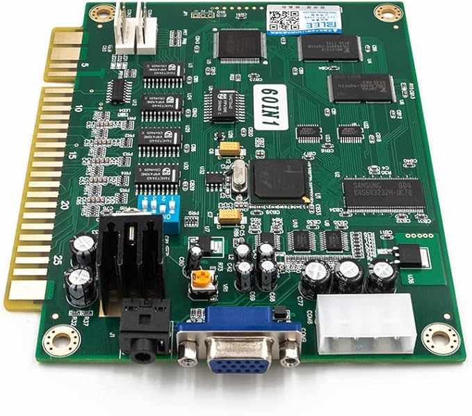 BLEE Classical Arcade Video Game 60 in 1 PCB Jamma Board for CGA VGA Output