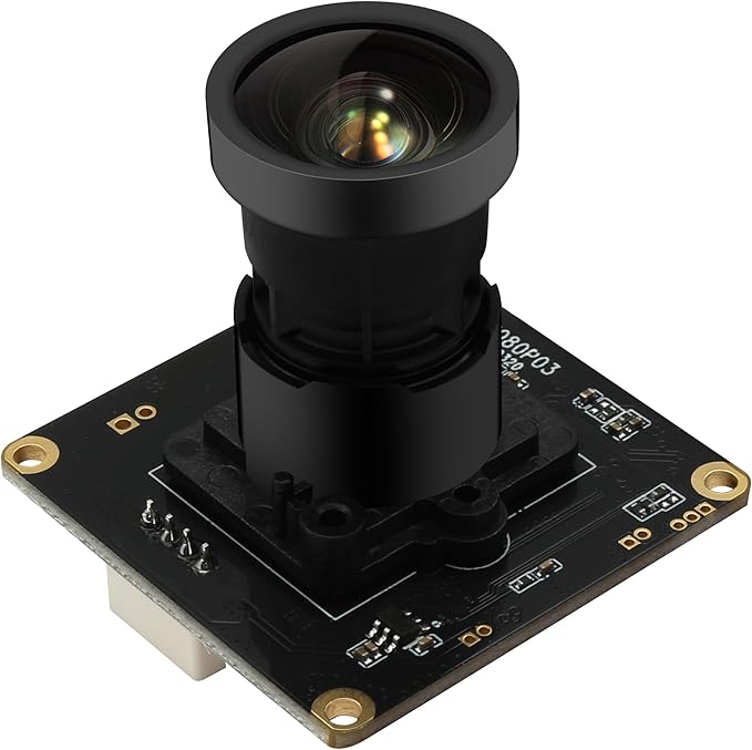 H.264 USB Camera Module 0.0001Lux Low Illumination Webcam Board Wide Angle M16 1080P 30fps Mini UVC USB2.0 Lightburn CAMERA 100db HDR Web_Camera for Computer Fast Frame 2K PC Cam for Pi Laptop
