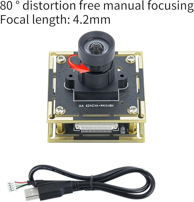 Fast Speed 30fps Auto Focused And Fixed Focused USB Camera 8MP 4K Resolution IMX2174 Sensoring For Industrial Application
