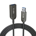 USB 3.0 Extension Cable 100 Feet USB Active Fiber Optical Male to Female Extender Cord High Speed 5Gbps Data Transfer Support USB 3.0 &amp USB 2.0 for Webcam USB Hub VR Hard Drive Printer